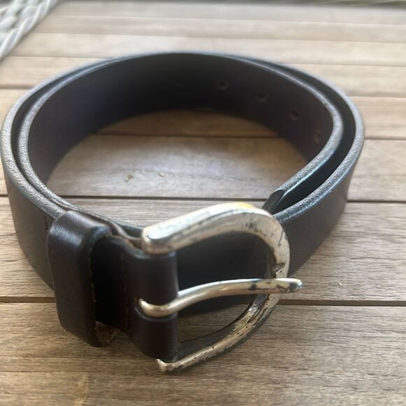 Eddie Bauer Men's Everyday Leather Belt M - Picture 1 of 5